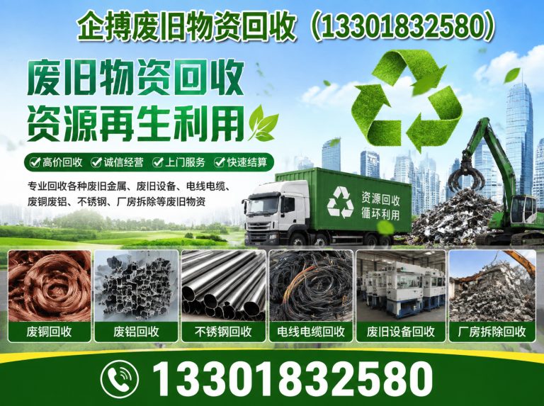 青浦区企搏废旧物资回收展示图